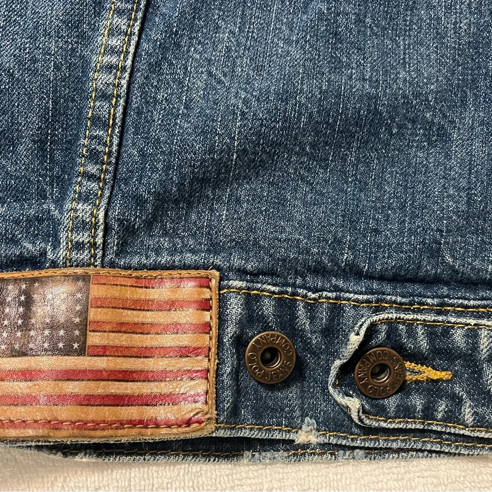 Ralph Lauren Polo Vintage Men’s Jean Jacket Large - Picture 7 of 9